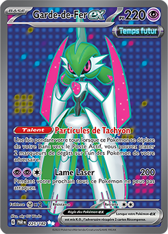 Carte Pokémon Ultra rare Garde-de-Fer ex 225/182 de la série Faille Paradoxe