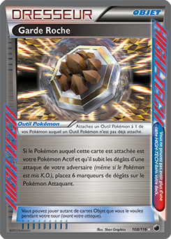 Carte Pokémon Garde Roche 108/116 de la série Glaciation Plasma en vente au meilleur prix