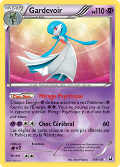 Carte Pokémon Gardevoir 109/108 de la série Explorateurs Obscurs en vente au meilleur prix