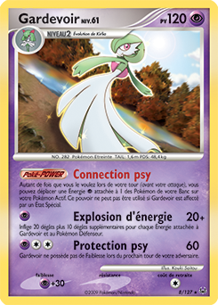 Carte Pokémon Gardevoir 8/127 de la série Platine en vente au meilleur prix