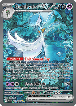 Carte Pokémon Gardevoir ex 233/91 de la série Destinées de Paldea en vente au meilleur prix