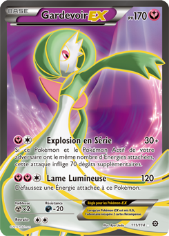 Carte Pokémon Gardevoir EX 111/114 de la série Offensive Vapeur en vente au meilleur prix