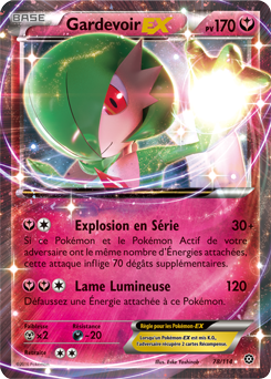 Carte Pokémon Gardevoir EX 78/114 de la série Offensive Vapeur en vente au meilleur prix