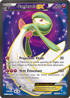 Carte Pokémon Pokémon Full Art Gardevoir EX 155/160 de la série Primo Choc