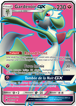Carte Pokémon Gardevoir GX 140/147 de la série Ombres Ardentes en vente au meilleur prix