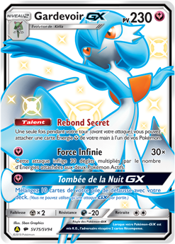 Carte Pokémon Gardevoir GX SV75/SV94 de la série Destinées Occultes en vente au meilleur prix