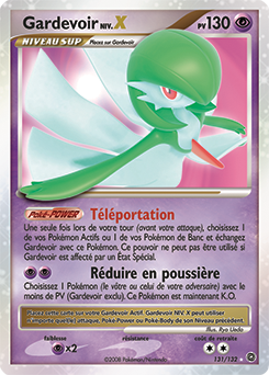 Carte Pokémon Gardevoir NIV.X 131/132 de la série Merveilles Secrètes en vente au meilleur prix