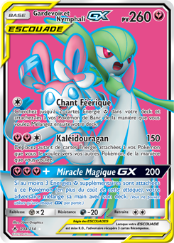 Carte Pokémon Gardevoir Nymphali GX 204/214 de la série Alliance Infallible en vente au meilleur prix