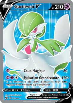 Carte Pokémon Gardevoir V 070/073 de la série La Voie du Maître en vente au meilleur prix