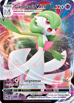 Carte Pokémon Gardevoir VMAX 017/073 de la série La Voie du Maître en vente au meilleur prix