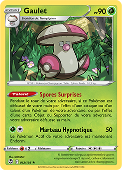 Carte Pokémon Gaulet 012/195 de la série Tempête Argentée en vente au meilleur prix
