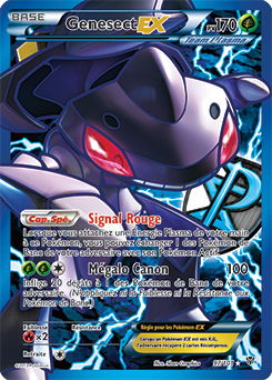 Carte Pokémon Genesect EX 97/101 de la série Explosion Plasma en vente au meilleur prix