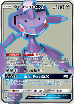 Carte Pokémon Genesect GX 204/214 de la série Tonnerre Perdu en vente au meilleur prix