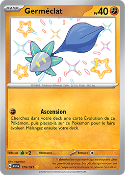 Carte Pokémon Germéclat 179/91 de la série Destinées de Paldea en vente au meilleur prix