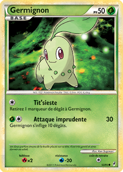 Carte Pokémon Commune Germignon 53/95 de la série Appel des Légendes