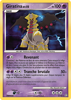 Carte Pokémon Giratina 4/146 de la série Eveil des Légendes en vente au meilleur prix