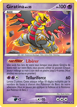 Carte Pokémon Giratina 9/127 de la série Platine en vente au meilleur prix