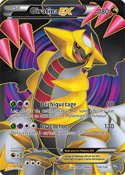 Carte Pokémon Giratina EX 124/124 de la série Dragons Éxaltés en vente au meilleur prix