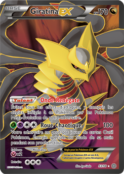 Carte Pokémon Giratina EX 93/98 de la série Origines Antiques en vente au meilleur prix