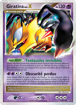 Carte Pokémon Giratina NIV.X 124/127 de la série Platine en vente au meilleur prix