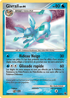 Carte Pokémon Givrali 5/100 de la série Aube Majestueuse en vente au meilleur prix