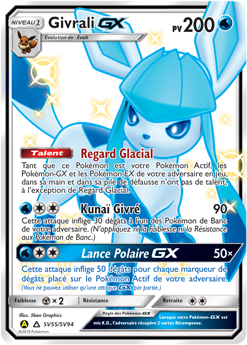 Carte Pokémon Givrali GX SV55/SV94 de la série Destinées Occultes en vente au meilleur prix