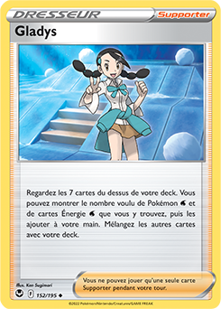 Carte Pokémon Gladys 152/195 de la série Tempête Argentée en vente au meilleur prix