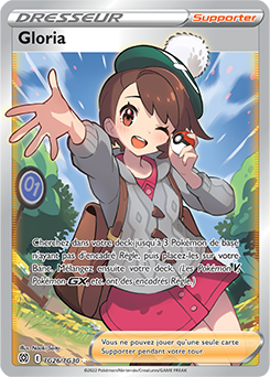 Carte Pokémon Dresseur Full Art Gloria TG26/TG30 de la série Stars Étincelantes