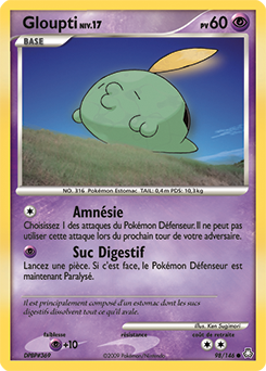 Carte Pokémon Gloupti 98/146 de la série Eveil des Légendes en vente au meilleur prix