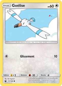 Carte Pokémon Commune Goélise 111/168 de la série Tempête Céleste