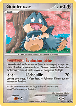 Carte Pokémon Goinfrex 68/100 de la série Aube Majestueuse en vente au meilleur prix