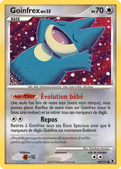 Carte Pokémon Goinfrex 69/111 de la série Rivaux Émergents en vente au meilleur prix