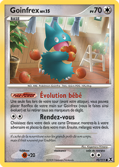 Carte Pokémon Goinfrex 70/111 de la série Rivaux Émergents en vente au meilleur prix