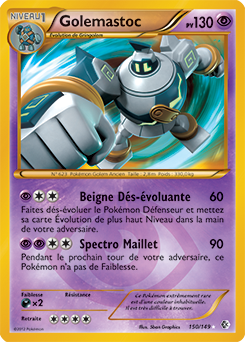 Carte Pokémon Golemastoc 150/149 de la série Frantières Franchies en vente au meilleur prix