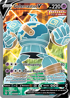 Carte Pokémon Golemastoc V 181/203 de la série Évolution Céleste en vente au meilleur prix