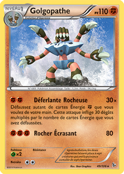 Carte Pokémon Golgopathe 49/106 de la série Étincelle en vente au meilleur prix