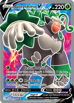 Carte Pokémon Gorythmic V 175/192 de la série Clash des Rebelles en vente au meilleur prix