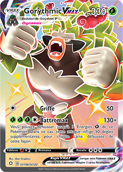 Carte Pokémon Gorythmic VMAX SV106/SV122 de la série Destinées Radieuses en vente au meilleur prix