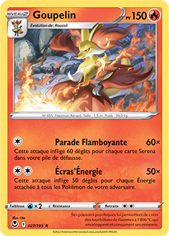 Carte Pokémon Goupelin 027/195 de la série Tempête Argentée en vente au meilleur prix