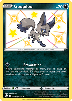 Carte Pokémon Goupilou SV081/SV122 de la série Destinées Radieuses en vente au meilleur prix