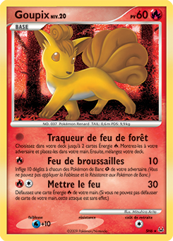 Carte Pokémon Goupix SH6 de la série Platine en vente au meilleur prix