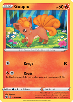 Carte Pokémon Goupix 006/073 de la série La Voie du Maître en vente au meilleur prix