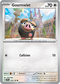 Carte Pokémon Communes Gourmelet 139/159 de la série Aventures Ensemble