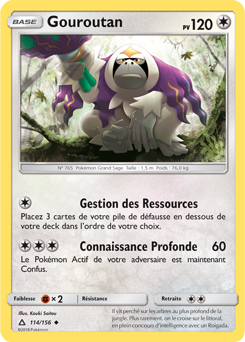 Carte Pokémon Gouroutan 114/156 de la série Ultra Prisme en vente au meilleur prix