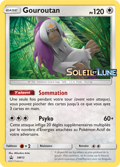Carte Pokémon Gouroutan SM13 de la série Promos Soleil et Lune en vente au meilleur prix