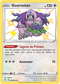 Carte Pokémon Gouroutan SV098/SV122 de la série Destinées Radieuses en vente au meilleur prix