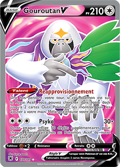Carte Pokémon Full Art V Gouroutan V 179/189 de la série Astres Radieux
