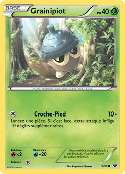 Carte Pokémon Grainipiot 2/99 de la série Destinées Futures en vente au meilleur prix