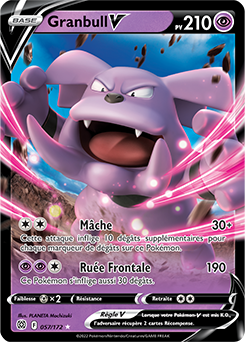 Carte Pokémon Granbull V 057/172 de la série Stars Étincelantes en vente au meilleur prix