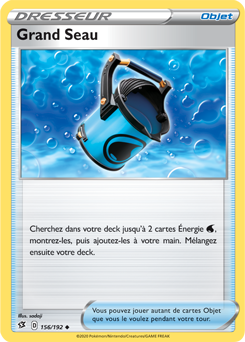 Carte Pokémon Peu commune Grand Seau 156/192 de la série Clash des Rebelles